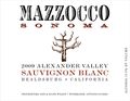 Mazzocco Sauvignon Blanc 2009