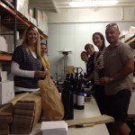 Wine MBA students and alumni labeling the first release